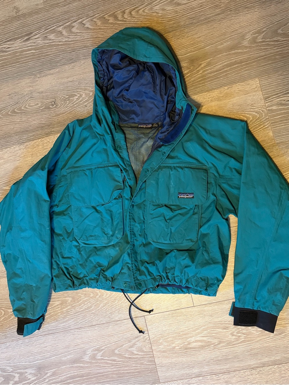 VTG 1991 Patagonia SST Deep Wading Fly Fishing Jacket Style 81801 Early Edition